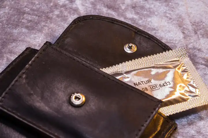 condom in portemonnaie