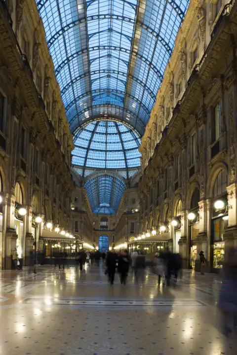 Galleria Vittorio Emanuele II , Mailand, Lombardei, Italien, Europa