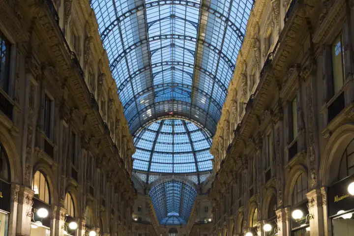Galleria Vittorio Emanuele II , Milan, Milano, Lombardy, Italy, Europe