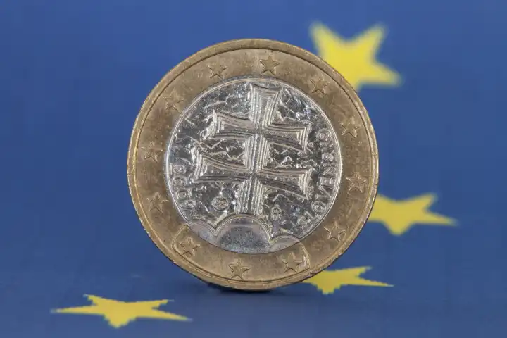 Slovak 1-Euro coin