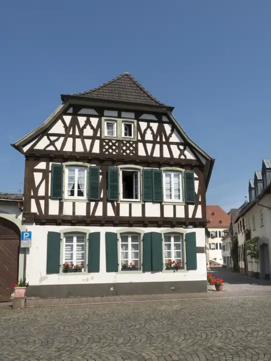 Family home of Daniel Friedrich Ludwig Pistor, Bad Bergzabern, Rhineland-Palatinate, Germany, Europe