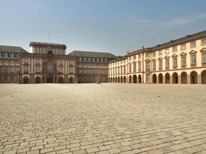 Barockschloss Mannheim, Residenzschloss, Mannheim, Baden-Württemberg, Deutschland, Europa
