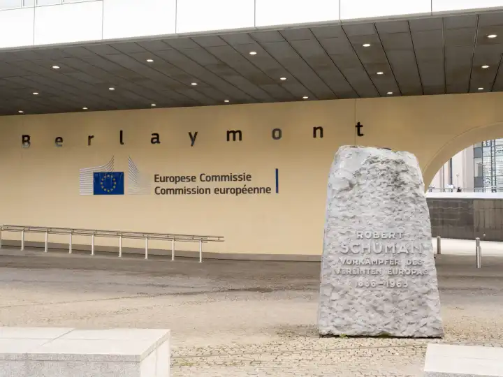 Building of the European commisson, Berlaymon building, berlaymontBrussels, Belgium, Europe