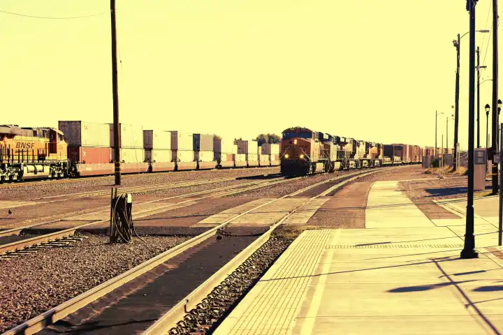 Freight depot in Needles