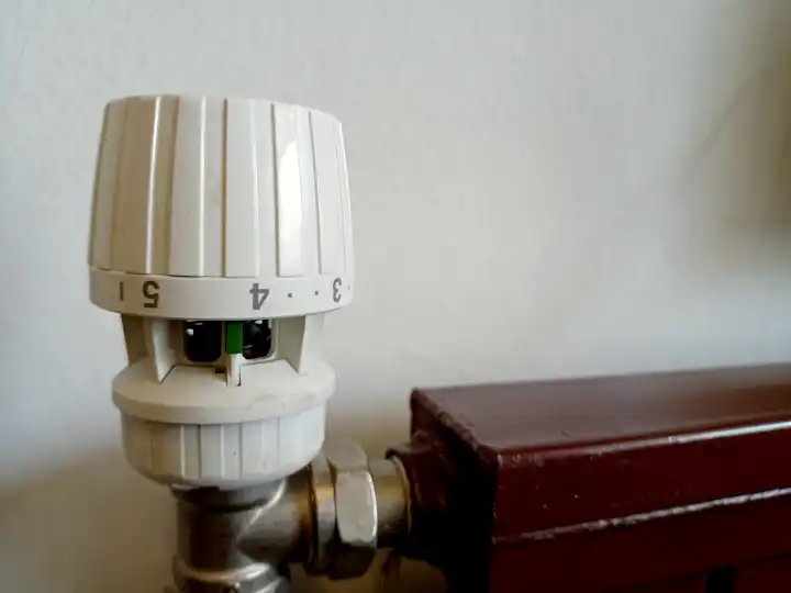 Old thermostatic radiator valve