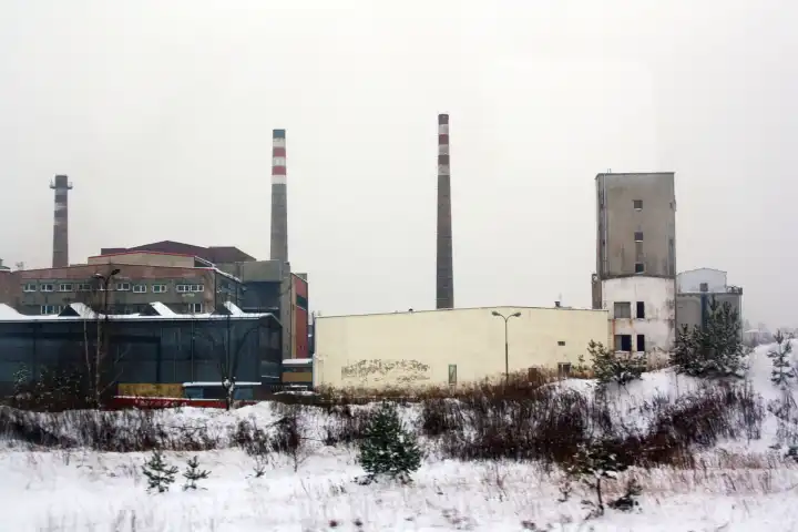 industriegebäude, katowice, schlesien, Polen, Europa