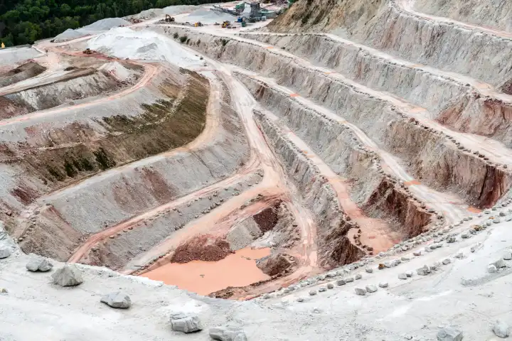 Quartzite quarry in the Taunus