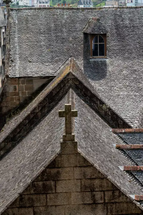 Kirche St. Melanie in Morlaix, Bretagne