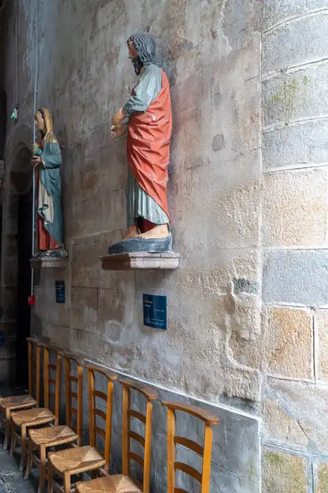 Kirche St. Melanie in Morlaix, Bretagne