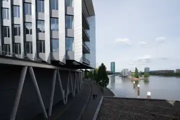 Modern architecture in Frankfurt's Westhafen