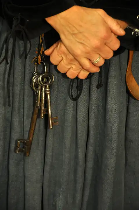Schlüssel und Hände