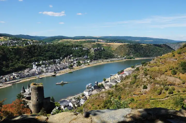 St. Goarshausen in the Middle Rhine Valley