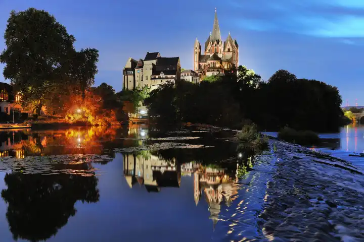 Limburg Cathedral at blue hour