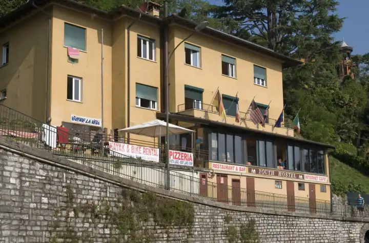 youth hostel, menaggio, lake como, italy