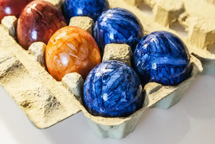 Easter eggs, colorful eggs