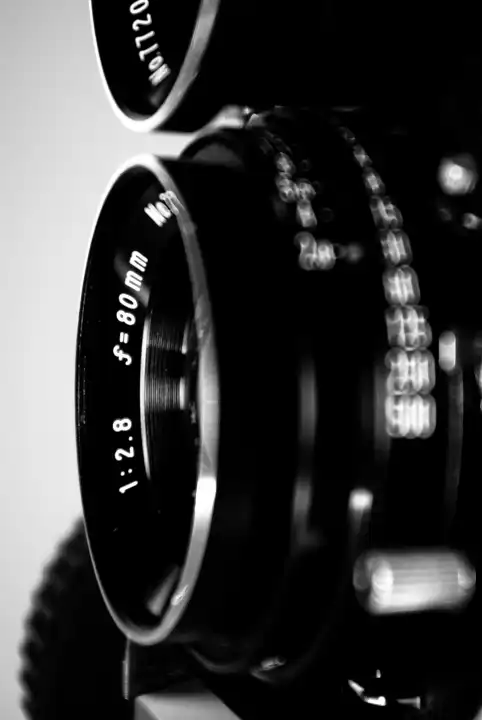 Lens, camera