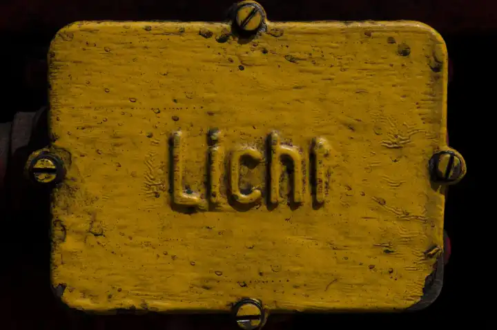 Old railroad, light box