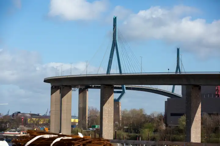 Köhlbrand Bridge in Hamburg