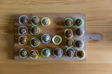 Homemade, substantial sweets, energy balls