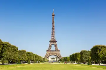 Paris, France     23 July 2019: Paris Eiffel Tower Eiffel Tower Eiffel Tower Travel Travel in France