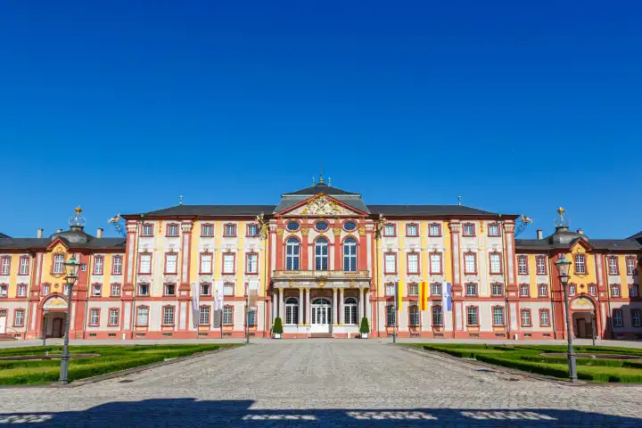 Bruchsal, Deutschland - 30. Juni 2022: Schloss Bruchsal Barockschloss Reise reisen Architektur in Bruchsal, Deutschland.