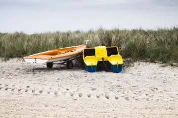 2 boats on a beach