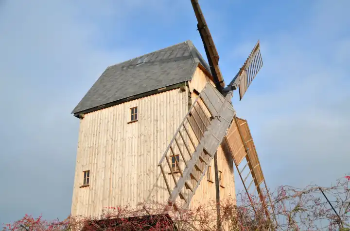 Windmill on the Liebschützberg in Saxony
