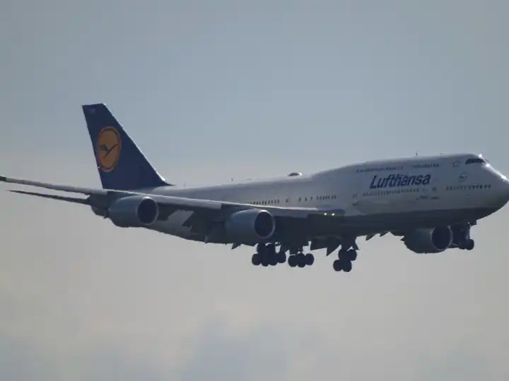 Boeing 747-8 im Landeanflug