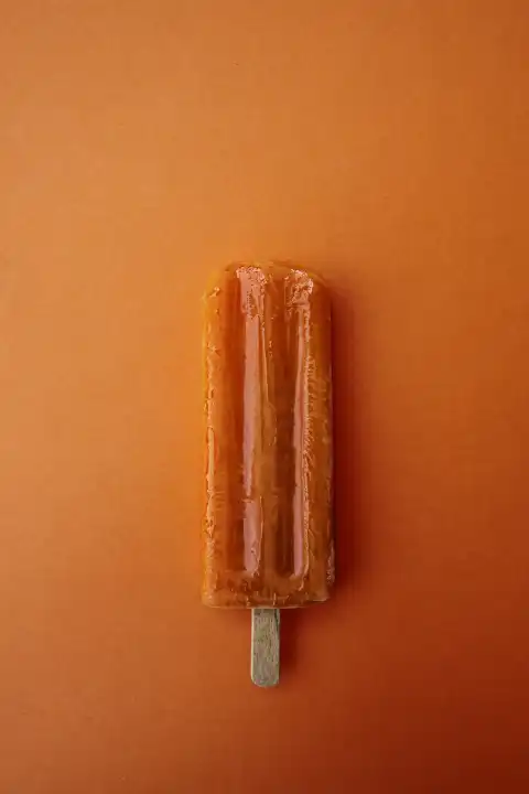 Orange ice cream