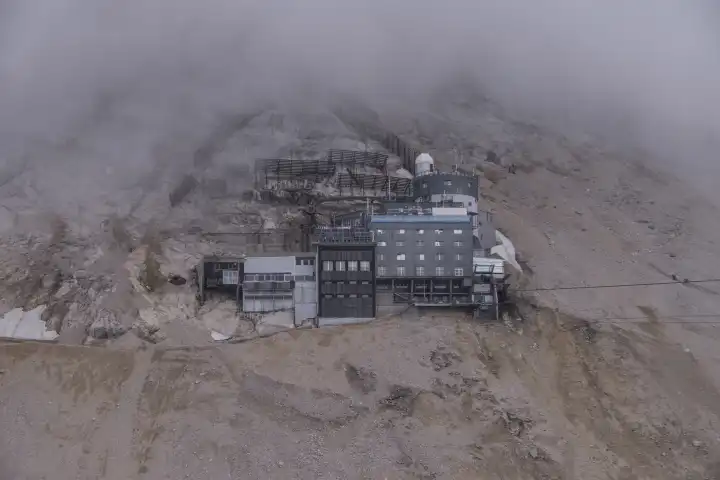 environmental research station on zugspitze in germany