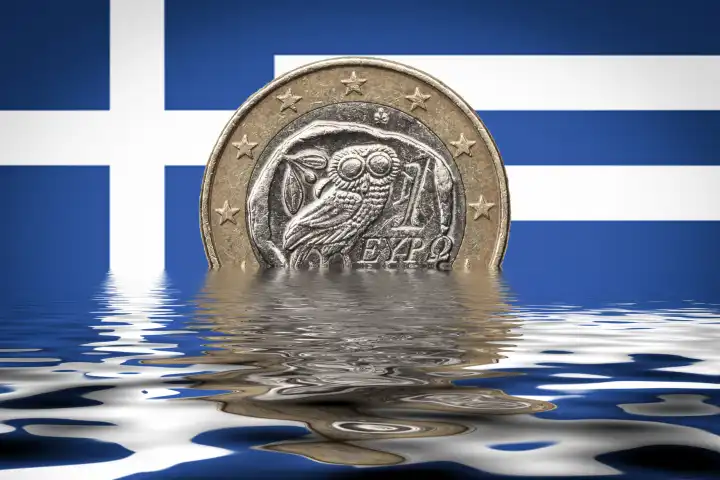 Versinkender Euro zur Griechenland Krise