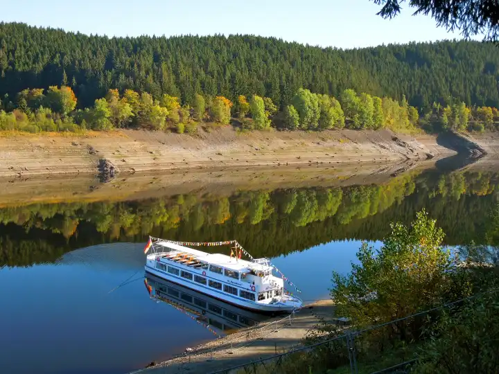 Boat tours on MS quot AquaMarin quot in the Harz Mountains