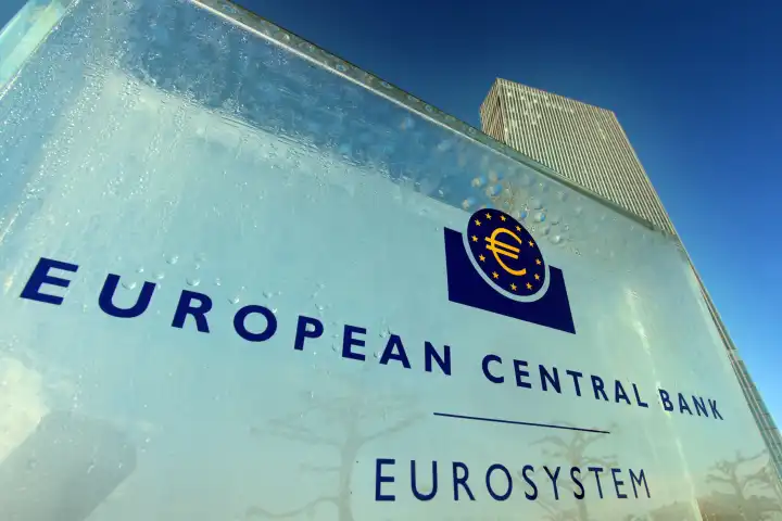 ECB European Central Bank in Frankfurt
