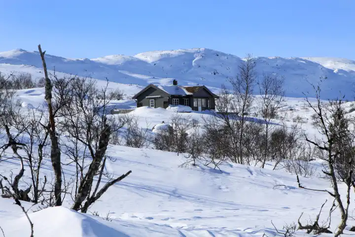 Wintersportgebiet Hovden in Norwegen
