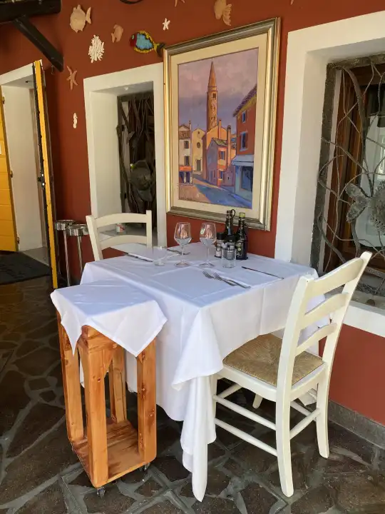 small restaurant in Caorle
