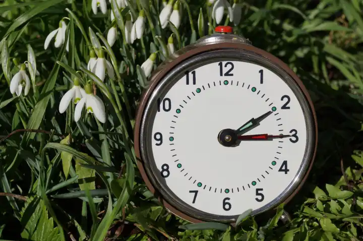 clock change, daylight saving time, symbol