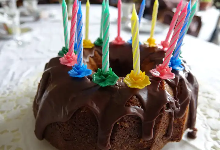 Birthday cake, the fifteenth birthday