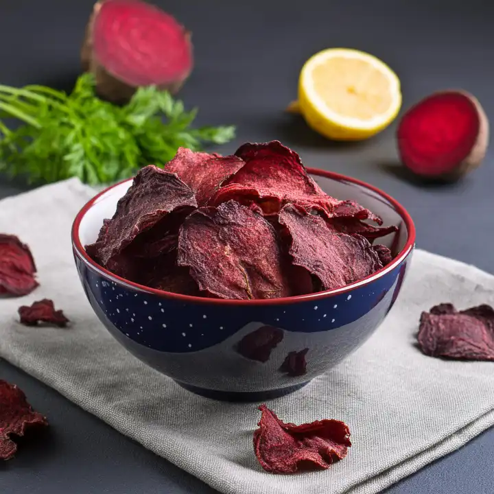 AI generated. Beet chips
