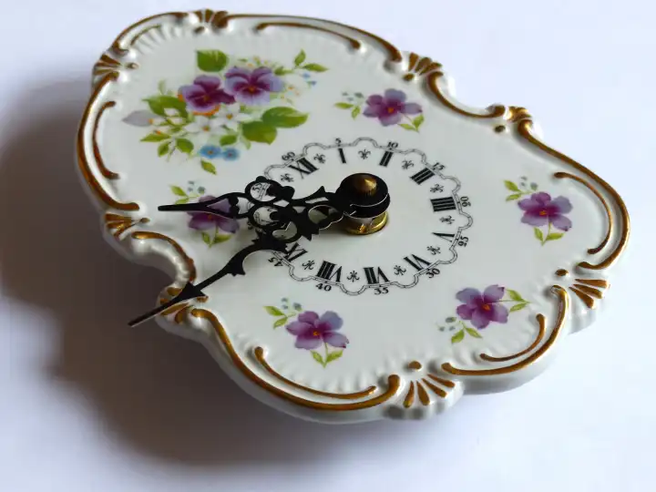 Small porcelain clock