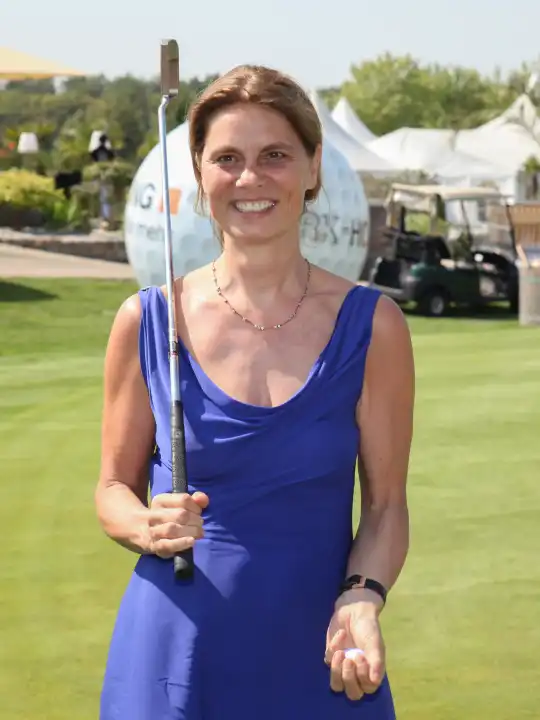 Sarah Wiener beim 8.Golf Charity Masters in Leipzig am 22.08.2015