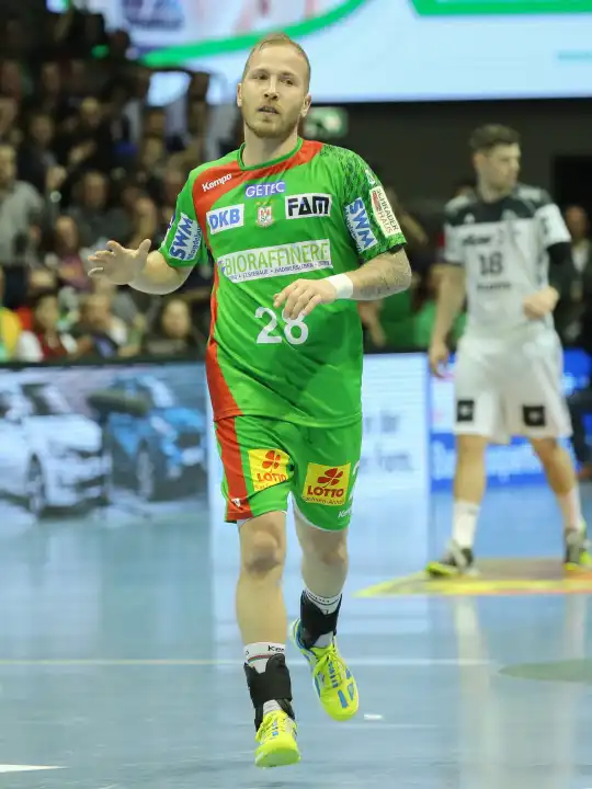 Robert Weber SC Magdeburg während des DKB Handball-Bundesligaspiels 2016-2017, SC Magdeburg gegen THW Kiel