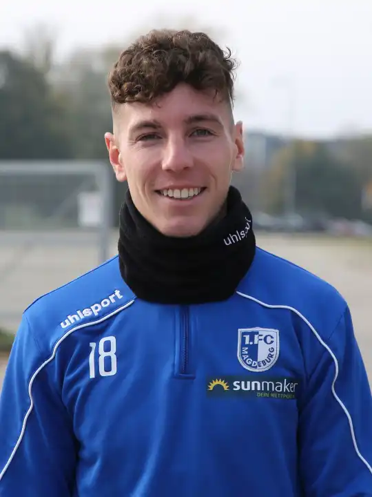 deutscher Fussballer Florian Kath 1.FC Magdeburg DFB 3.Liga Saison 2020-21