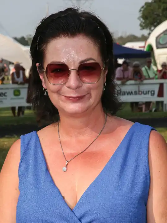 Regina Dolores Stieler-Hinz 1.mayor of the state capital Magdeburg on 09.07.2023 at the racecourse Magdeburg