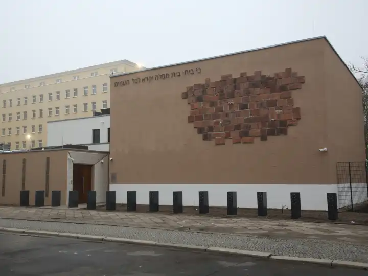 Neue Synagoge Magdeburg in der Julius-Bremer-Straße in Magdeburg am 06.01.2024