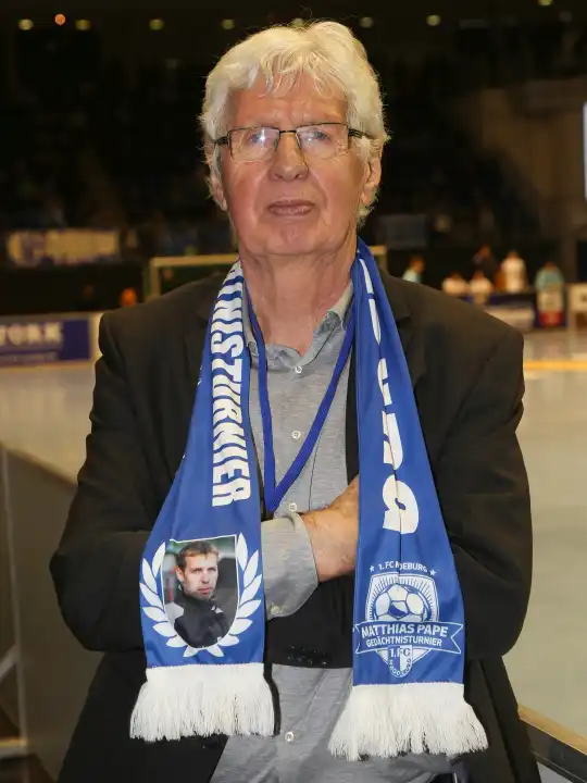 Lutz Pape Organisator 21.Pape-Cup 2024 in der GETEC Arena Magdeburg