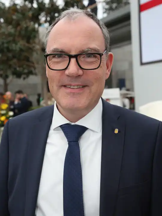 Managing Director Leipziger Messe Martin Buhl-Wagner at the award ceremony for the 20th Prize of the Leipzig Book Fair 2024 on 21.03.2024