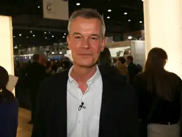 ZDF-Reporter Peter Twiehaus auf der Leipziger Buchmesse 2024 am 21.03.2024