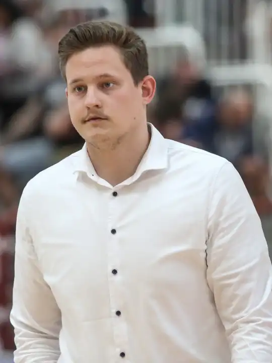 Managing Director Yannick Arenz (Dragons Rhöndorf) 2nd Basketball Bundesliga ProB season 2023-24 Play-Off quarter-final SBB Baskets - Dragons Rhöndorf on 28.04.2024