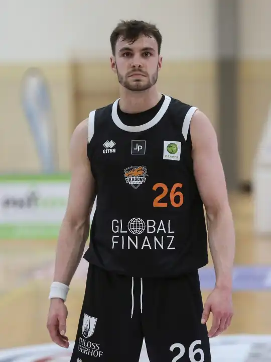 deutscher Basketballspieler Matej Silic (Dragons Rhöndorf) 2.Basketball Bundesliga ProB Saison 2023-24 Play-Off VF SBB Baskets - Dragons Rhöndorf am 28.04.2024