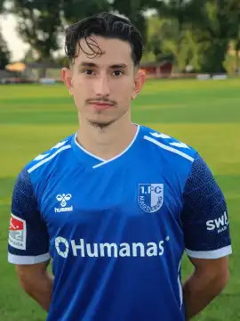 deutsch-albanischer Fußballspieler Jason Ceka 1.FC Magdeburg 2.Fußball Bundesliga Saison 2024-25 Testspiel beim Blau Weiss Loburg am 26.06.2024 in Loburg